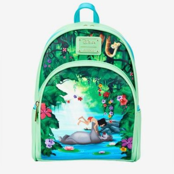 NWT Loungefly Disney’s The Jungle Book bare necessities mini backpack - Picture 1 of 8